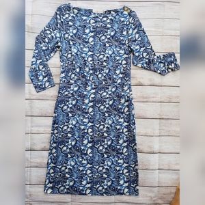 TORY BURCH Navy Dress
